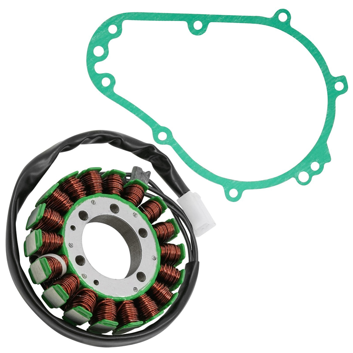 Stator Assembly with Gasket Replacement for Kawasaki ZZR600 ZX600E (2003–2005)