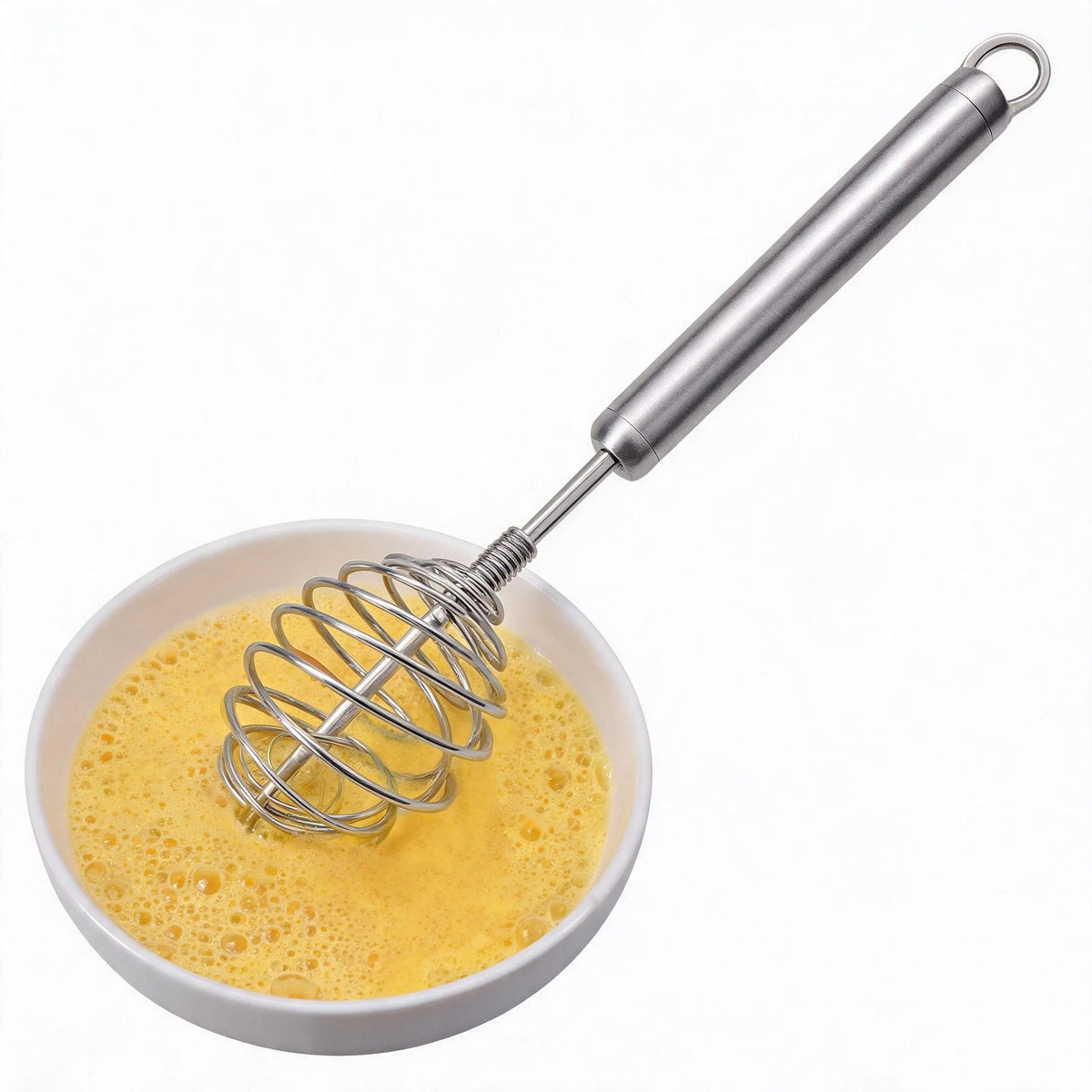 24 cm Stainless Steel Egg Beater for Whisking Eggs and Batter
