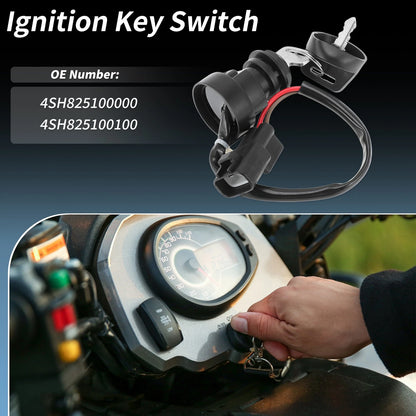 Ignition Key Switch for Yamaha Raptor 700 700R YFZ450R (2009–2024) No. 4SH82510000