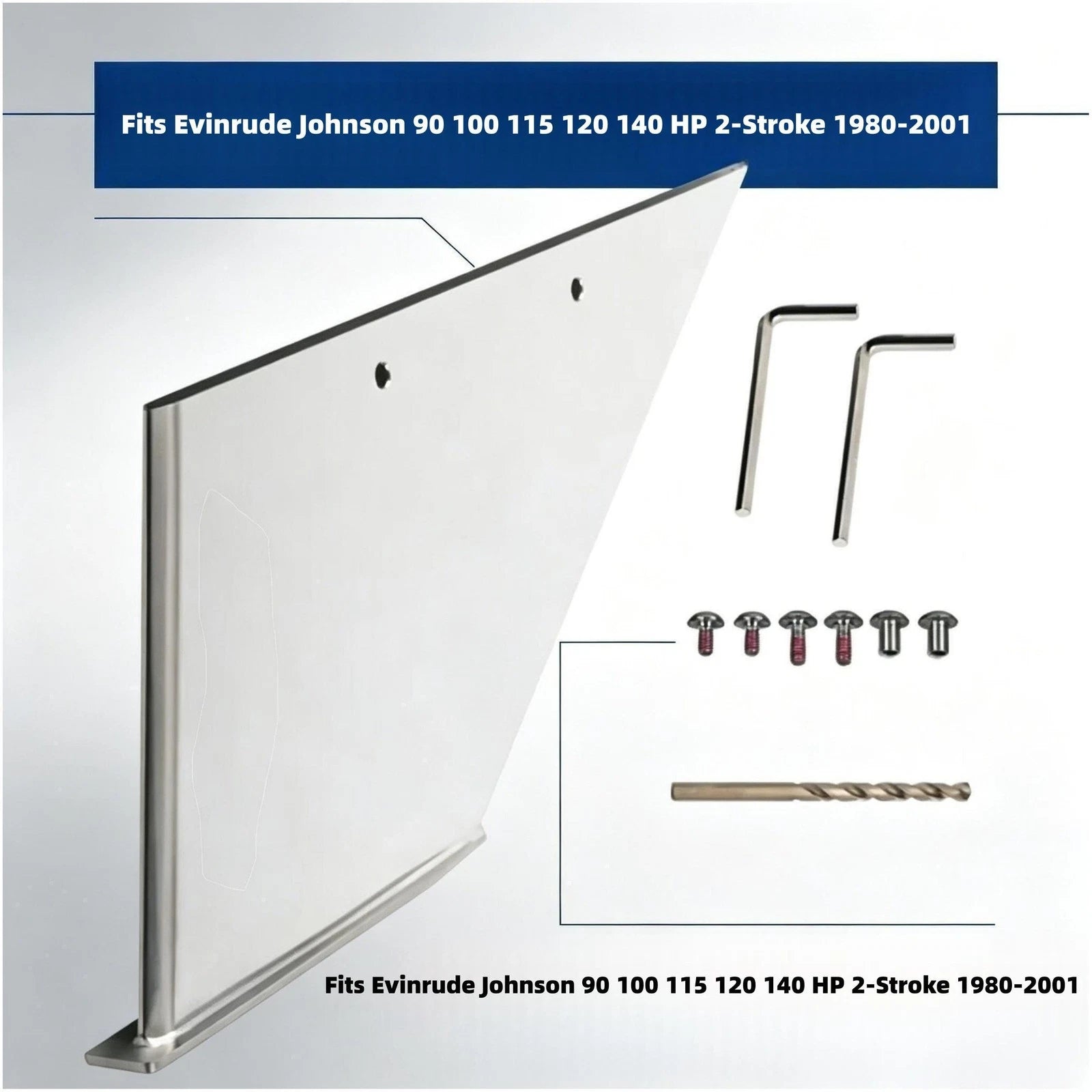 Skeg Protector for Evinrude Johnson 90-140 HP 2-Stroke