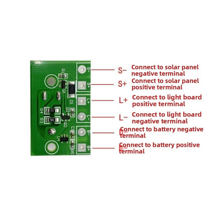 Energy Saving Solar Flame LED Board with Automatic Light Control D/7.85 2.05cm