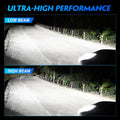 H4 LED Headlight Bulbs for Car Trucks (6500K, 500% Brighter)