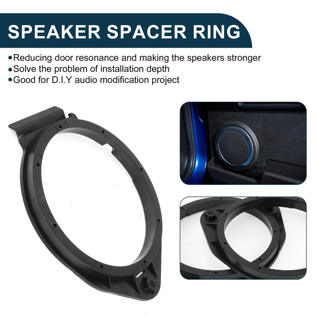 Tweeter Speaker Spacer Ring Replacement for GMC Sierra 1995–2006 2 Set