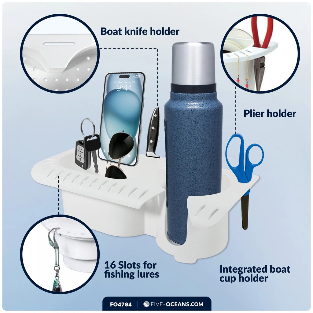 Boat Caddy Organizer with Cup Holder for Universal Use (FO4784)
