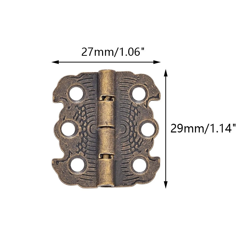 10pcs Butterfly Hinges for Jewelry Chest Cabinet