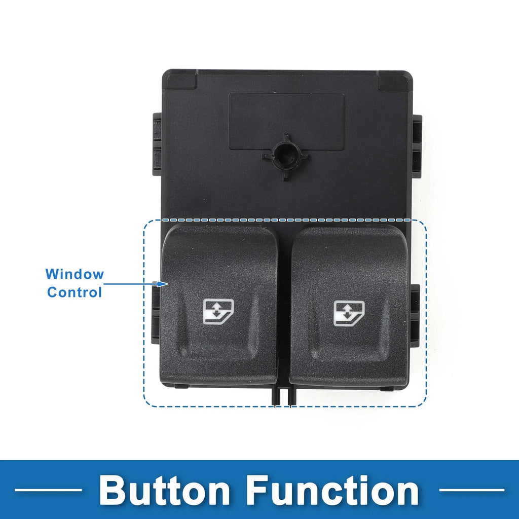 Front Power Window Switch OEM Replacement for Chevrolet Silverado 1500 2014–2018