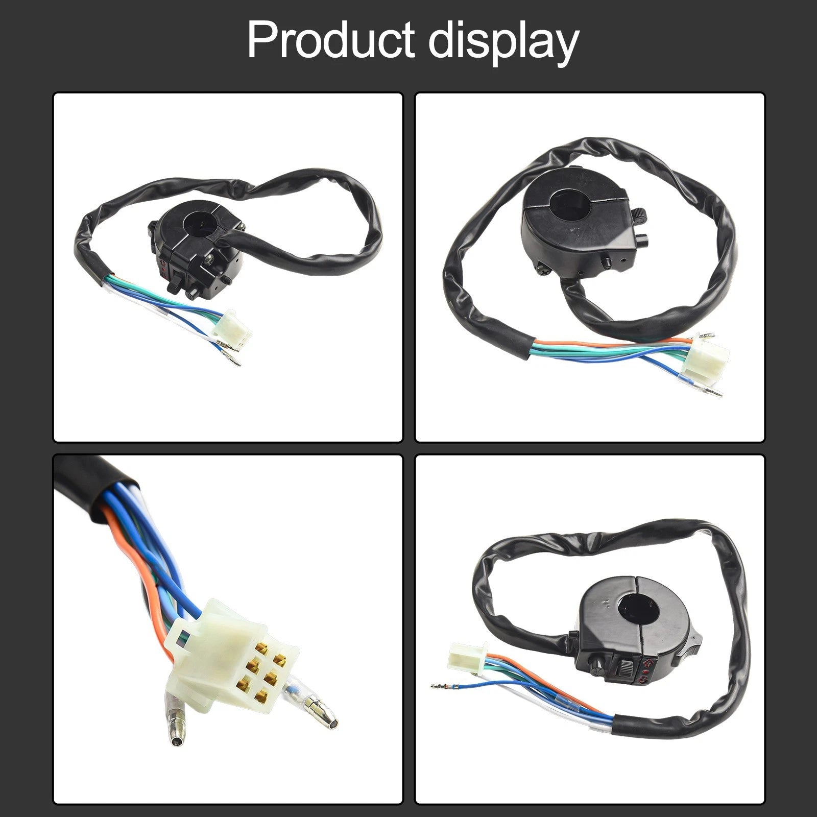 Left Handlebar Control Switch Light for Honda Motorcycle (7/8")