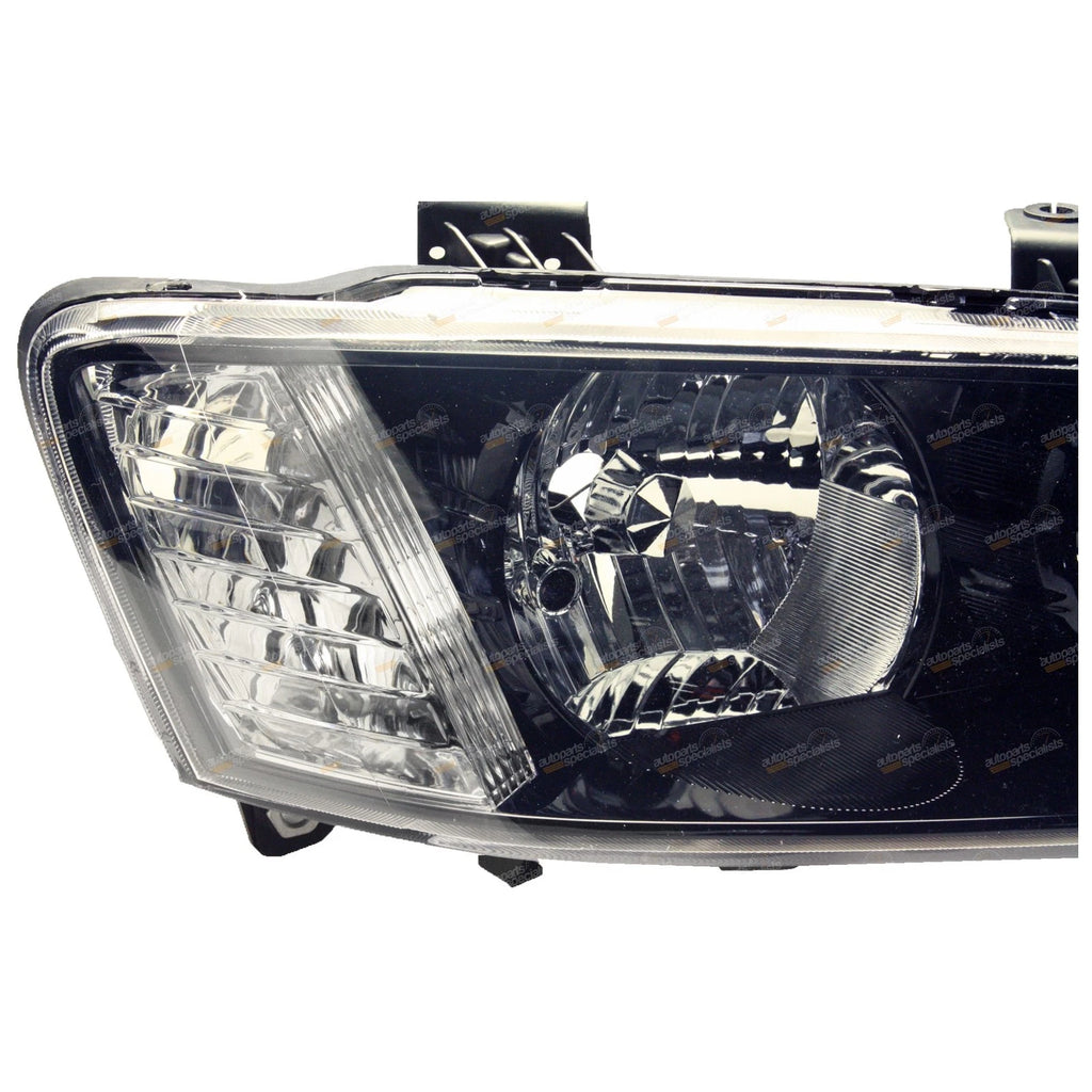 RH Black Headlight for Holden Commodore VE Series II (2010–2013)