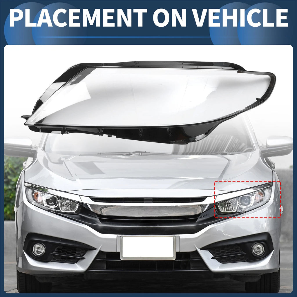Headlight Lens Cover Front Left for Volkswagen CC (2013–2018)
