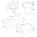Low-Profile Backrest for Harley Touring Road Glide (2014–2023)