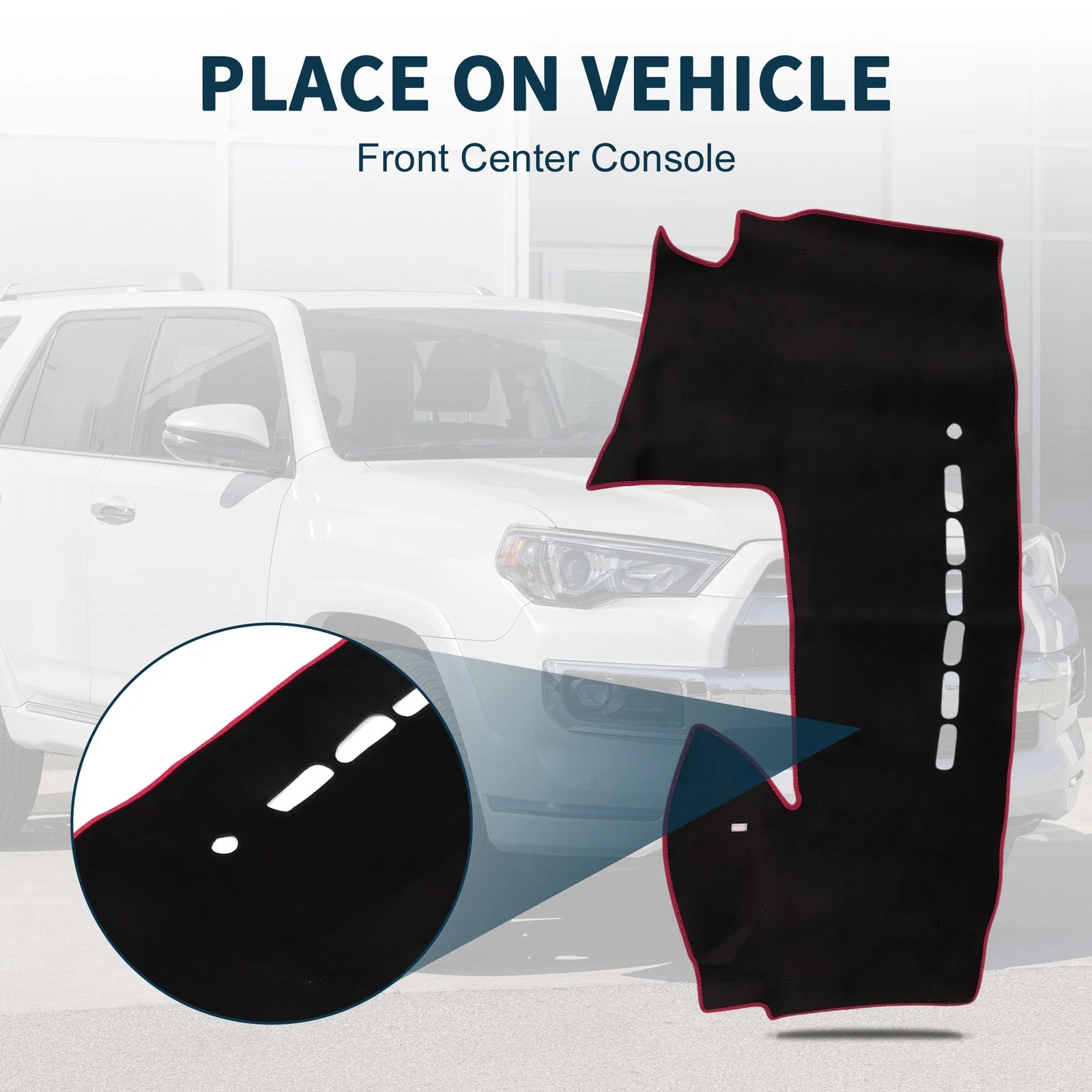 Dash Cover Mat Dashboard Sun Protector for Mazda Premacy (2010–2018)