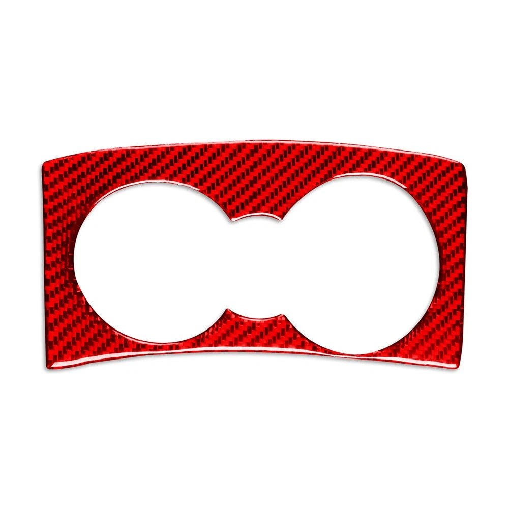 Cup Holder Panel Cover Trim for Alfa Romeo Giulia (2017–2019) Red