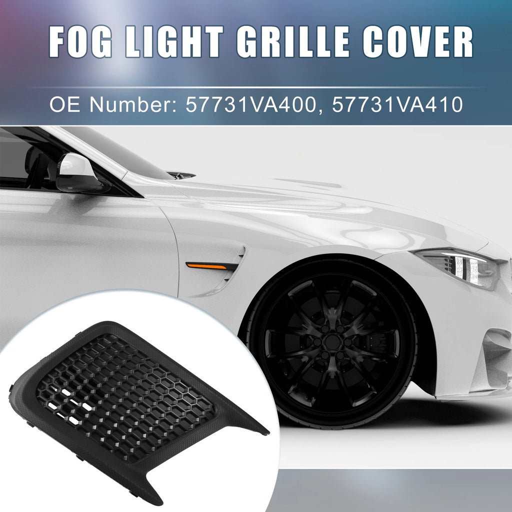 Fog Light Grille Covers Pair Left Right for Subaru WRX (2015–2019)