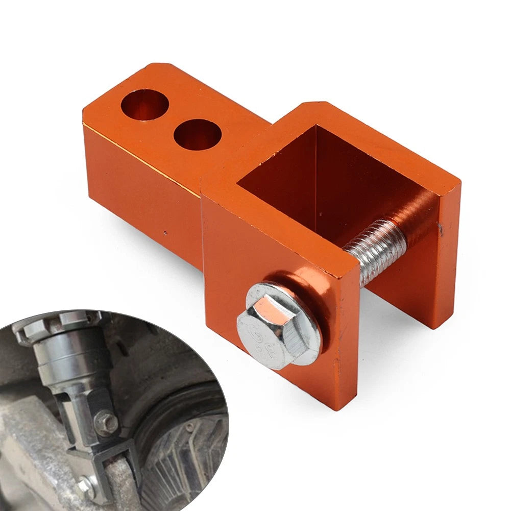 8MM Motorcycle Height Extension Extender Shock Absorber Riser Suspension Orange