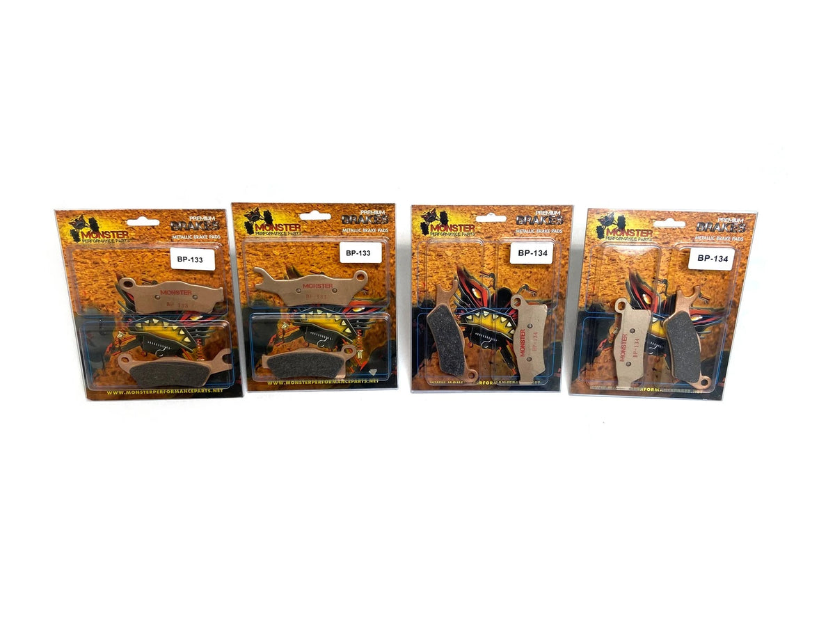 Full Brake Pad Set for Can-Am Renegade (705601014, 705601015)