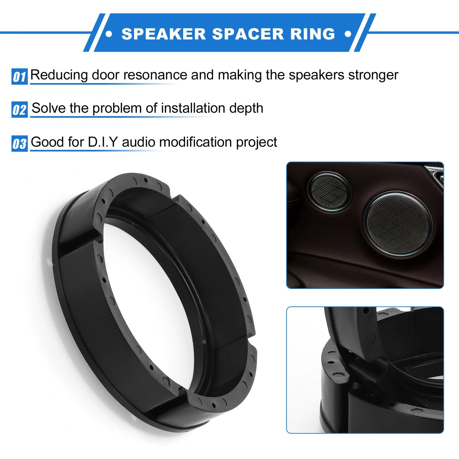 Tweeter Speaker Spacer Rings for Volkswagen CC (2009–2016)