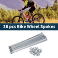 Bicycle Spoke Nipple Set 45 Steel Galvanized for 13G (Universal)