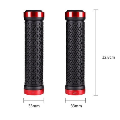 Ergonomic Silicone Handlebar Grips for Bike (3.3cm Diameter, 12.8cm Length)