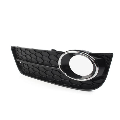 Front Bumper Fog Light Grille Cover with Chrome Ring for Audi A5 (2008–2011)