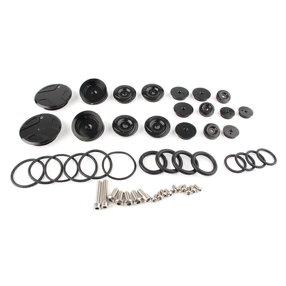 Frame End Cap Hole Plug Cover Kit for BMW R 1200 GS ADV (2013–2019)