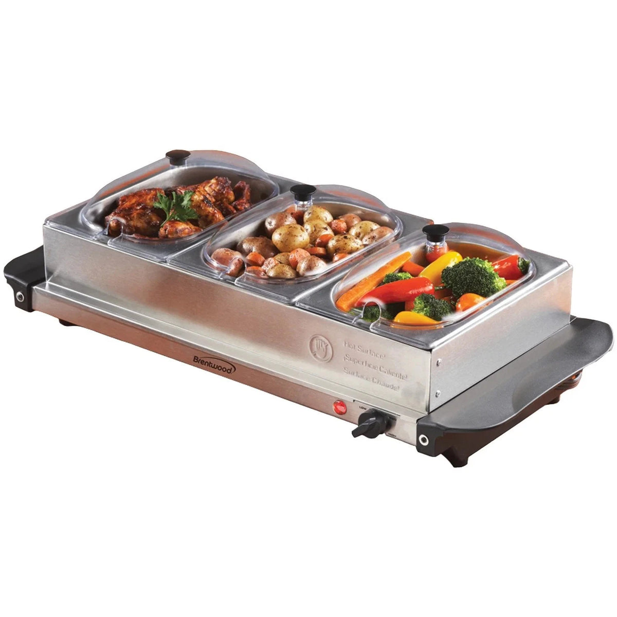 4.5Q Buffet Server & Warming Tray for Brentwood Appl. BF-315