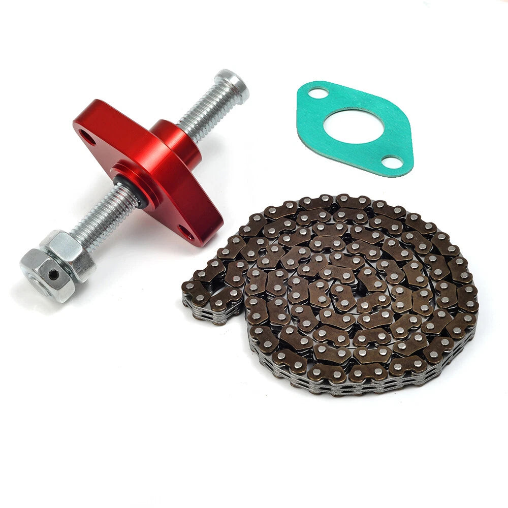 CNC Manual Tensioner Camshaft Timing Chain for Suzuki Quadsport 400 (2003–2014)