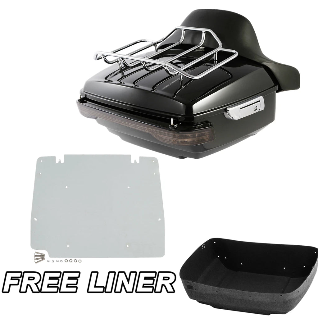 Trunk Pad Rack Light Base Plate for Harley Touring (2014–2025)