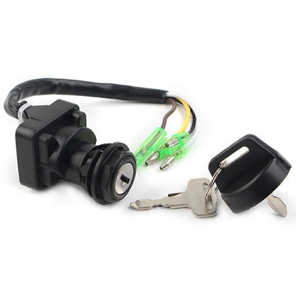 Ignition Key Switch Assembly for Kawasaki Bayou 220 KLF220 (1988–1995)