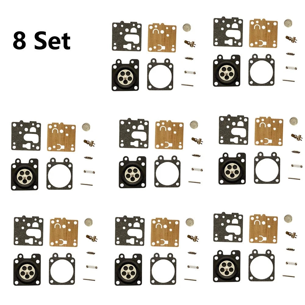 Set of 8 Carburetor Gasket Kit for ECHO SRM-2620 SRM-3020 (Walbro K1-WYG)