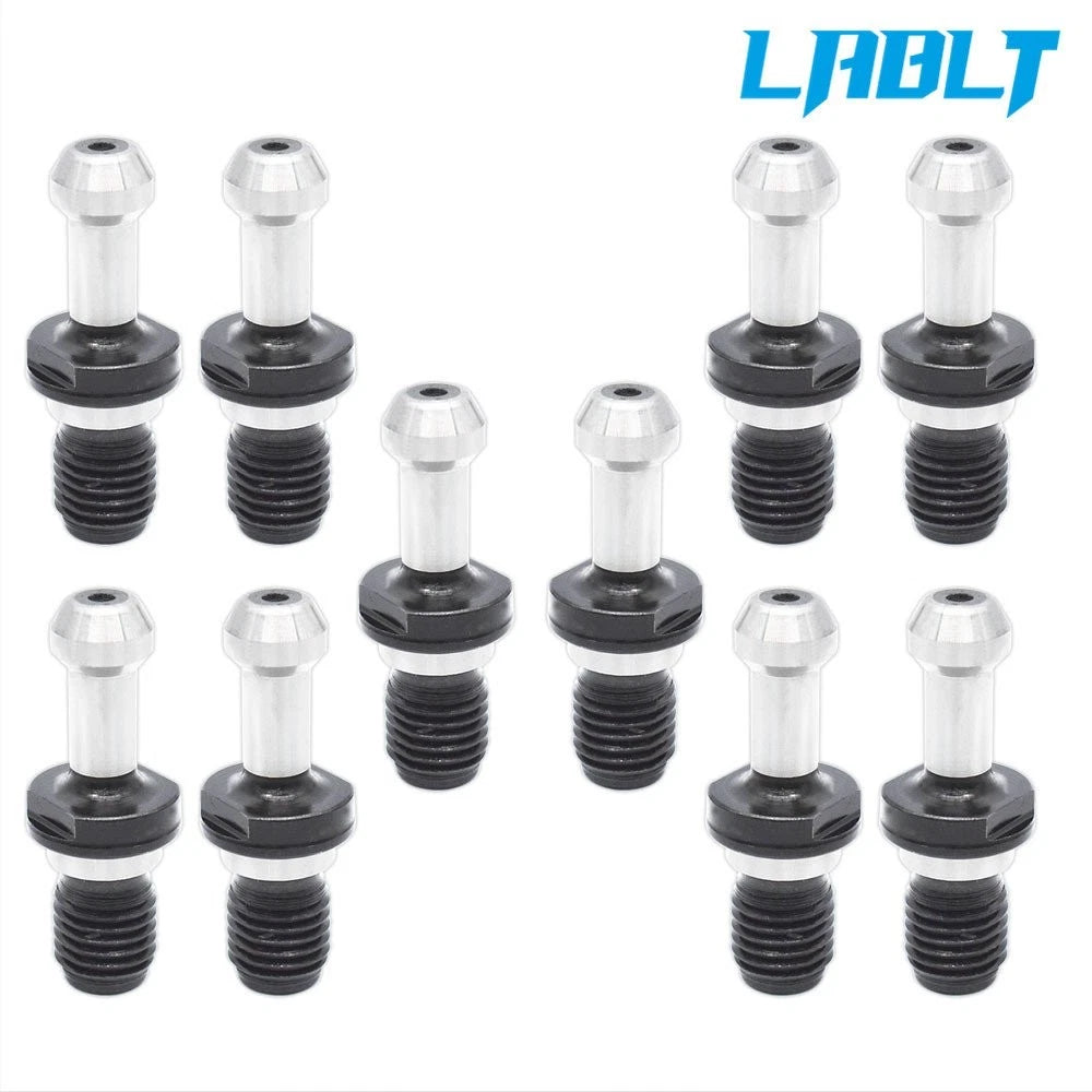 10Pack Pull Stud Retention Knob for Hass Kia Toshiba CNC (BT40, 45°)