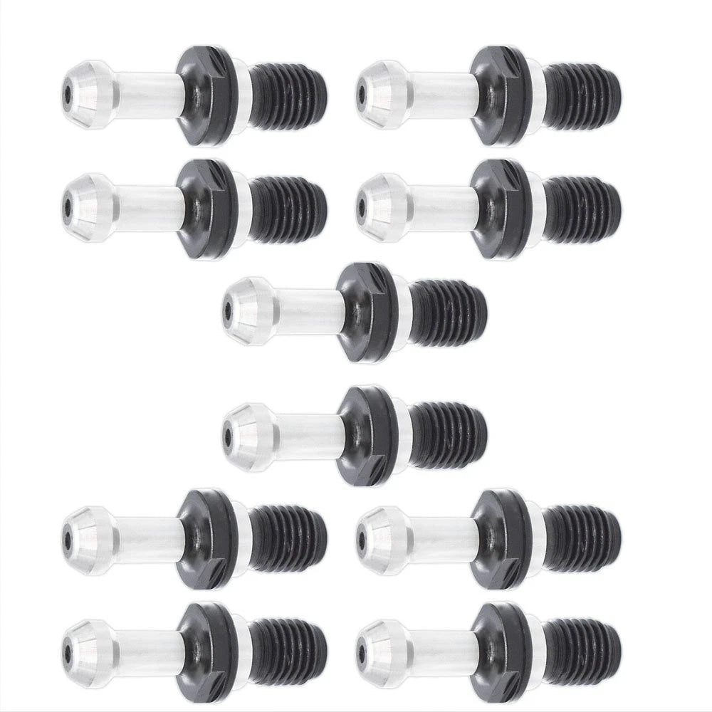 10-Pack Pull Stud Retention Knob for Hass Kia Toshiba CNC BT40 (45° 0.589")