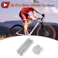 Bicycle Spokes Set 109mm Steel Galvanized for 36 Spoke Wheels (45 pack)