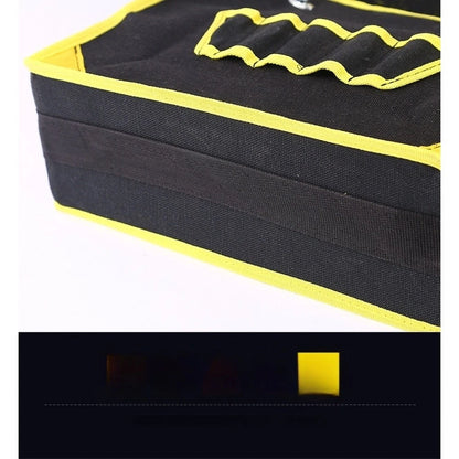 Canvas Electrician Tool Carrier with Reinforced Material and Pockets