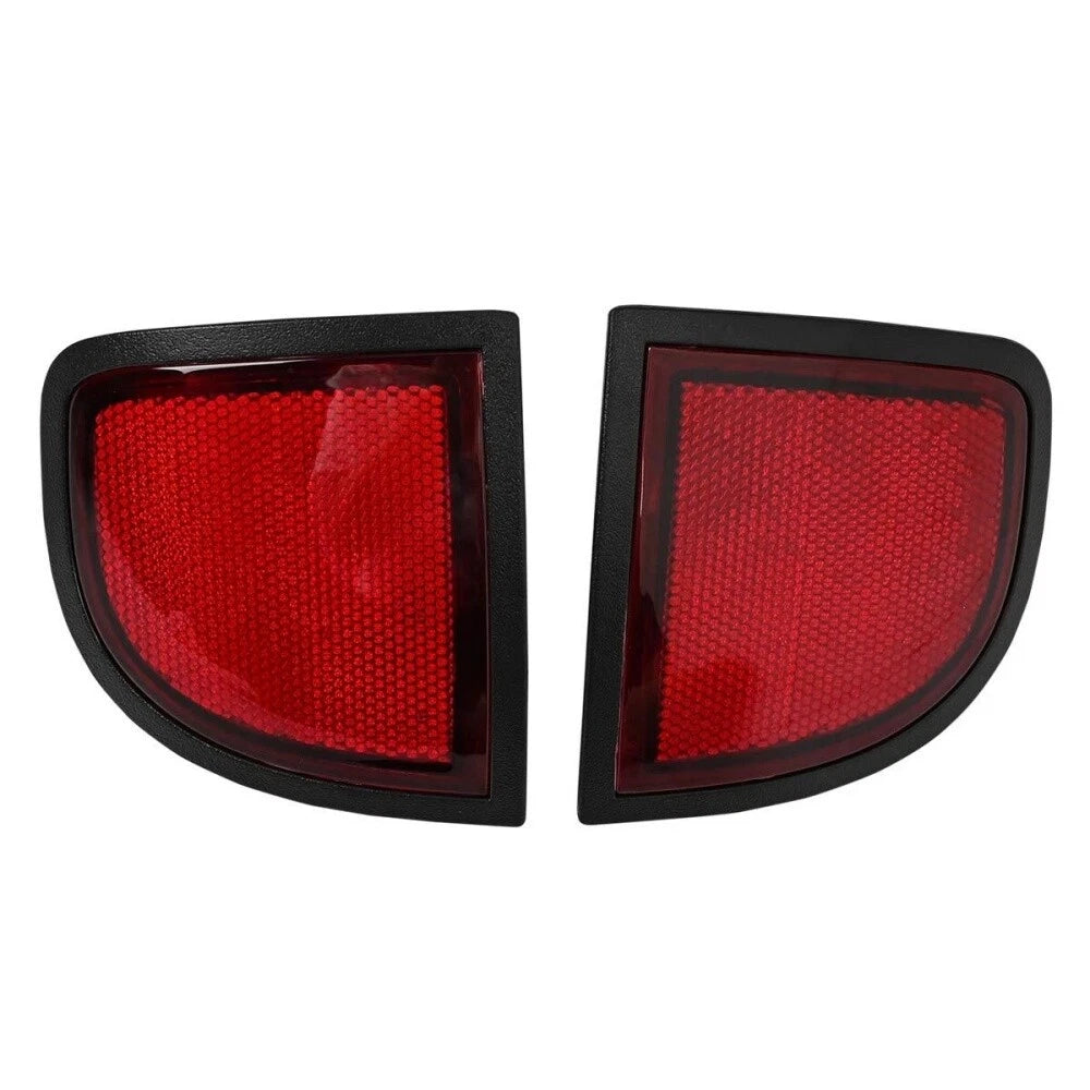 2Pcs Rear Bumper Reflector Tail Light for Mitsubishi Triton ML MN L200 (2005–2015)