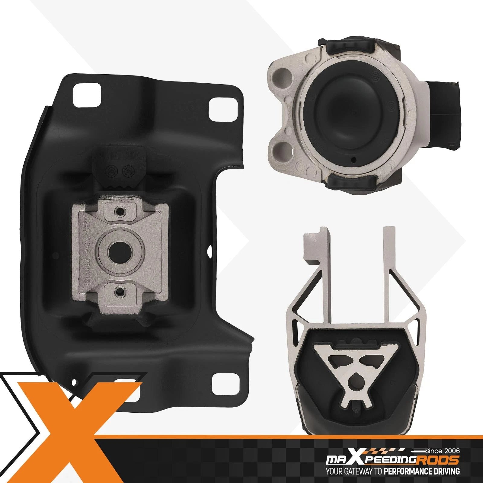 3Pcs Engine Motor & Trans Mount Kit for Ford Focus L4 2.0L (2012–2016) A5312 A5520