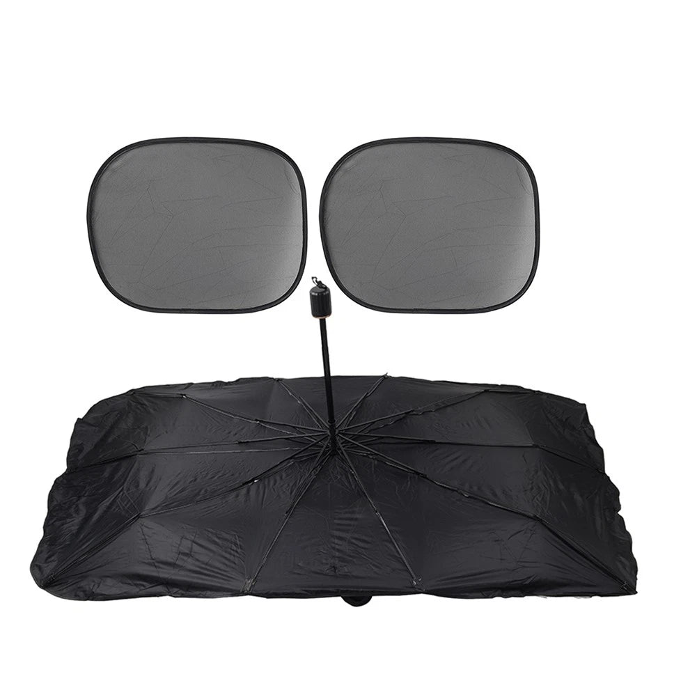 Windshield Sun Shade Umbrella for Car (Universal Fit)