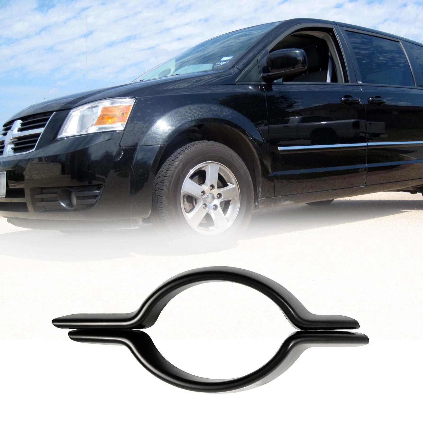 Front Left Fog Light Grille Cover Trim Replacement for Dodge Journey (2014–2020)