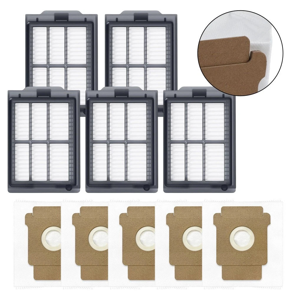 5-Pack Replacement Dust Bag Filter for Roomba Plus 405, Combo 505, Combo