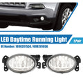 Driving Fog Lights 1 Pair Replacement for Mercedes Aluminum Plastic White (2013–2017)