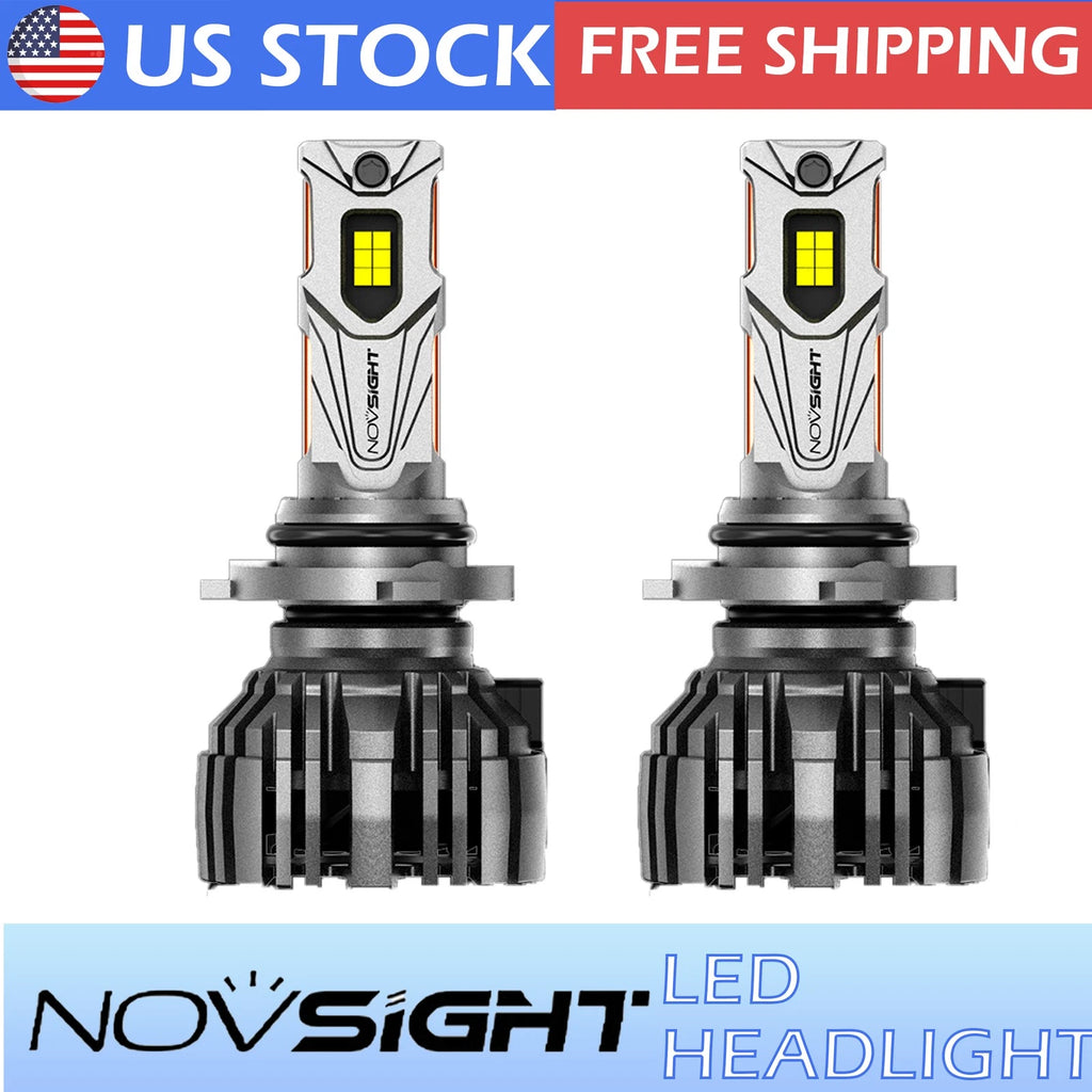 2X 9005 HB3 LED Headlight Bulbs for