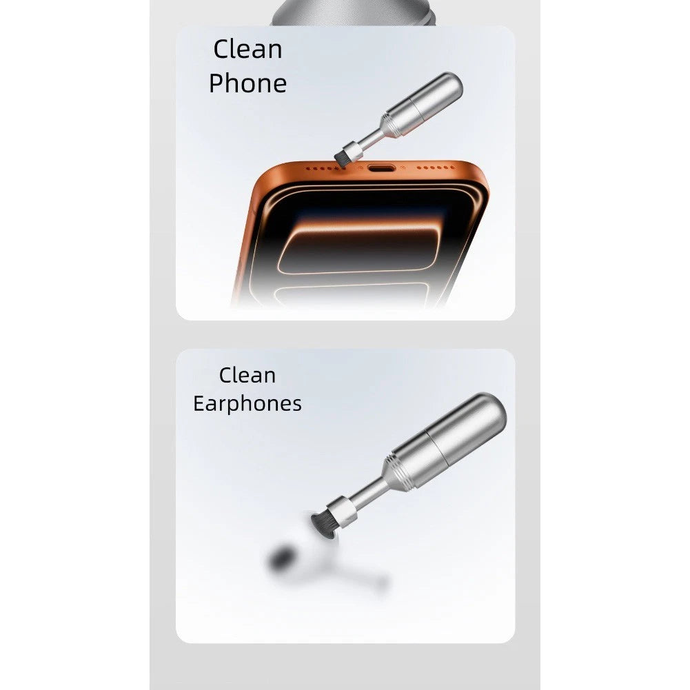 Smartphone Cleaning Brush & SIM Card Tray Remover Keychain Tool