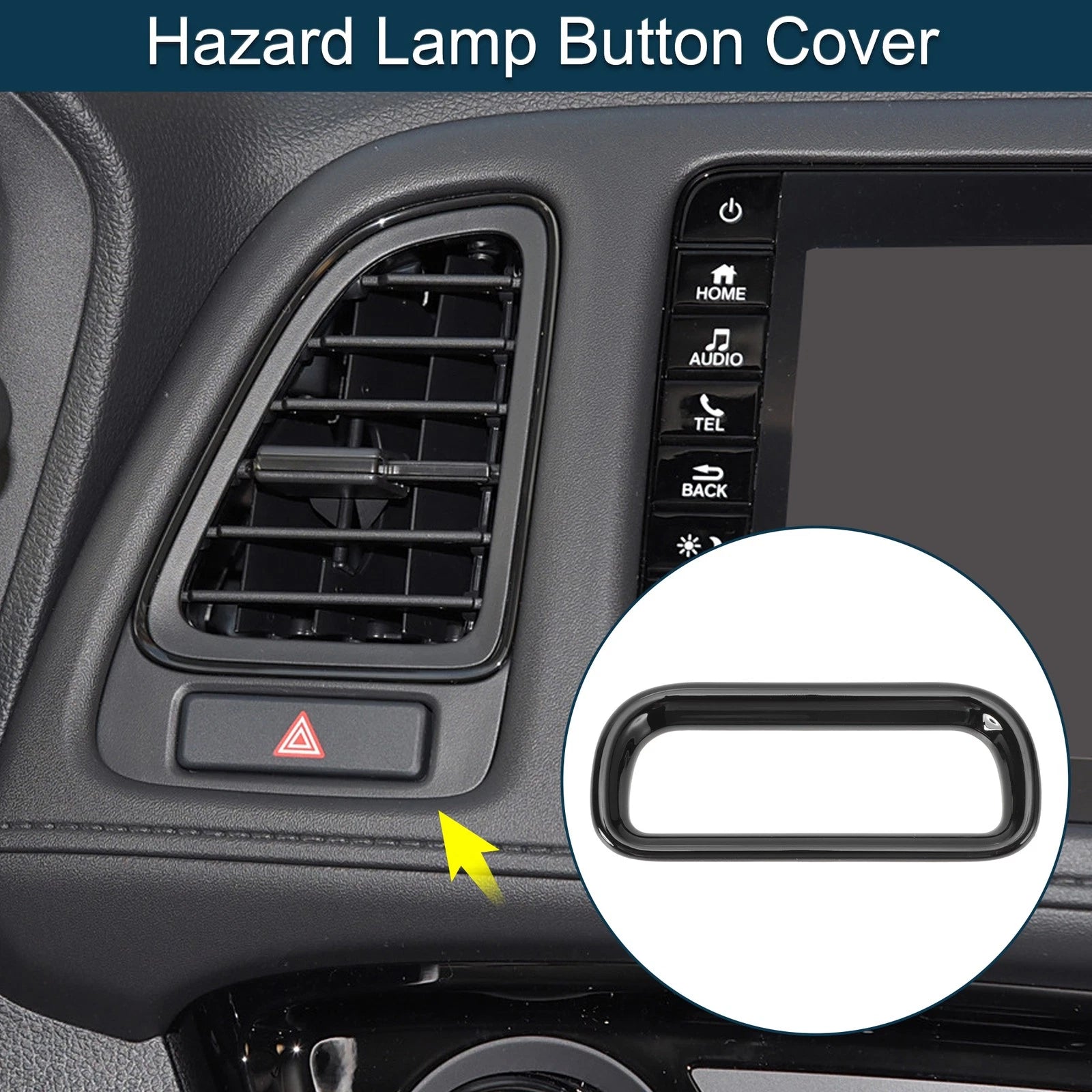 Warning Lamp Button Cover Replacement for Honda Vezel RV3-6 (2021–2023)