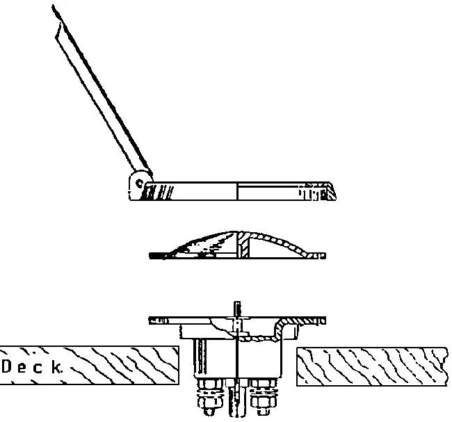 Anchor Winch Deck Switch for Winch (RWB1166)