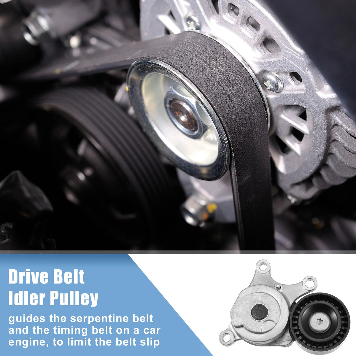 Drive Belt Tensioner Assembly for Mercedes-Benz W270 CLA250 GLA250 (2013–2018)