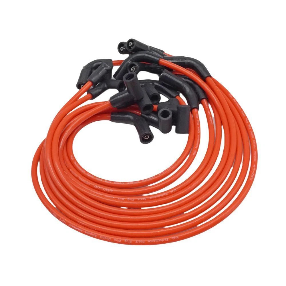 Mercruiser MPI Spark Plug Ignition Wires Set for flat cap V8 Replace 84-863656A1