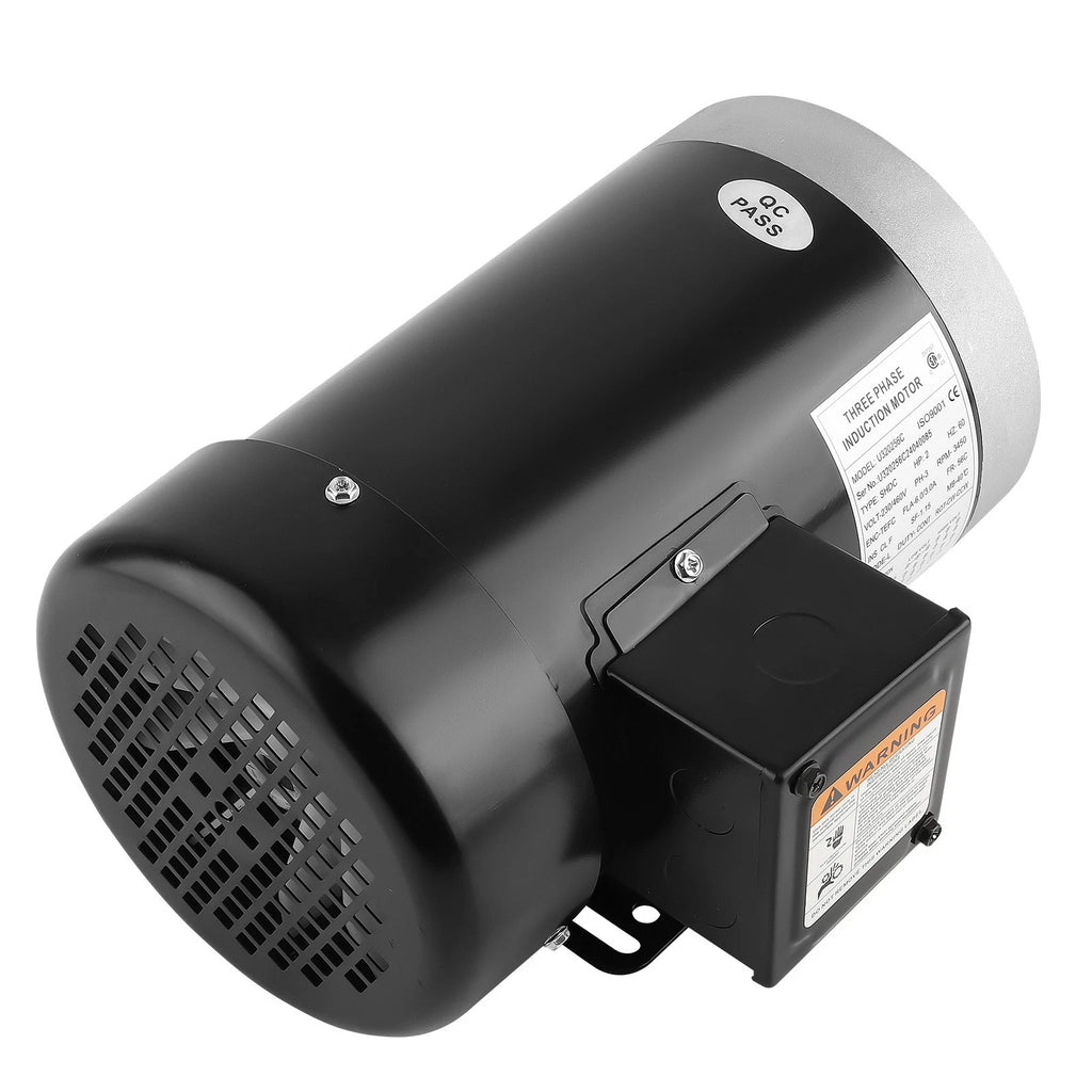 2HP Electric Motor for Compressor Duty 56C Frame 3 Phase 3450 RPM