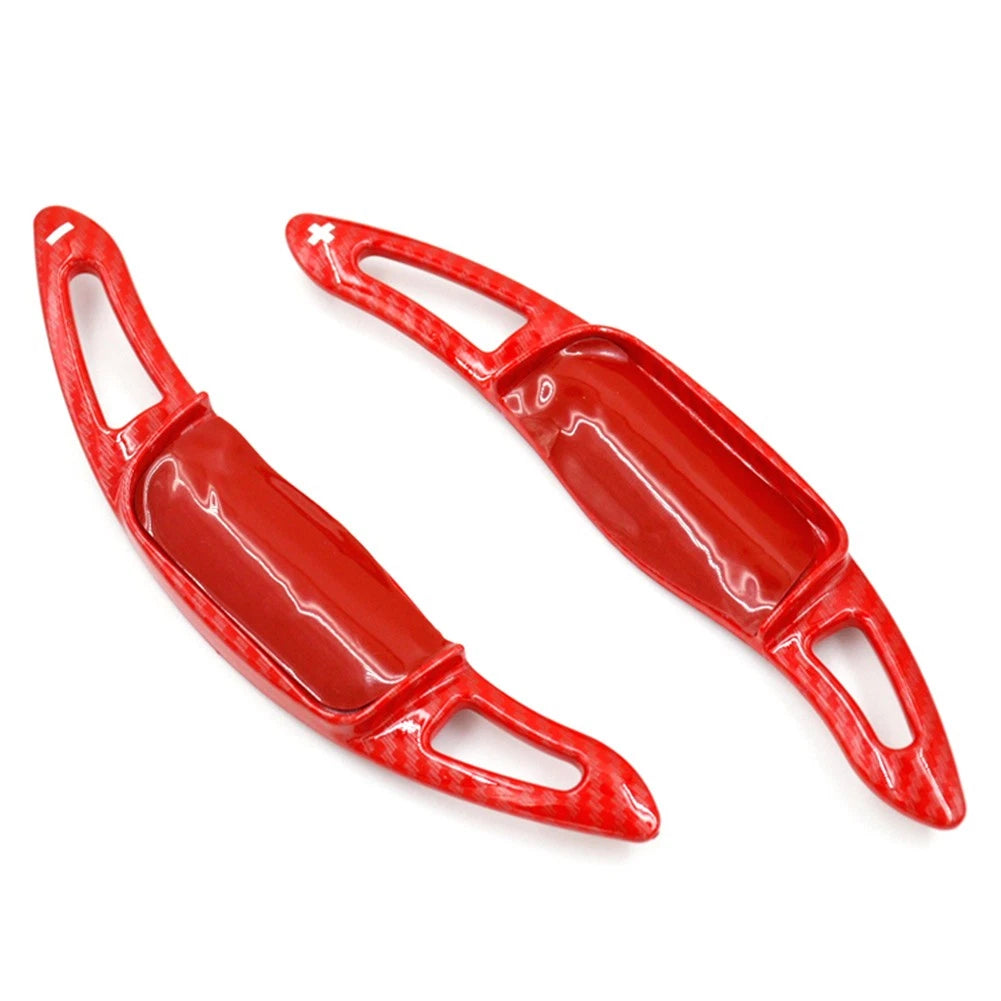 Steering Wheel Shift Paddle Extensions for Toyota Camry Avalon (Pair, Red)