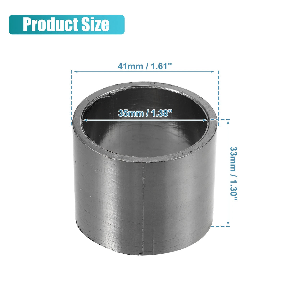 Exhaust Muffler Pipe Gasket for (35mm ID, 41mm OD)