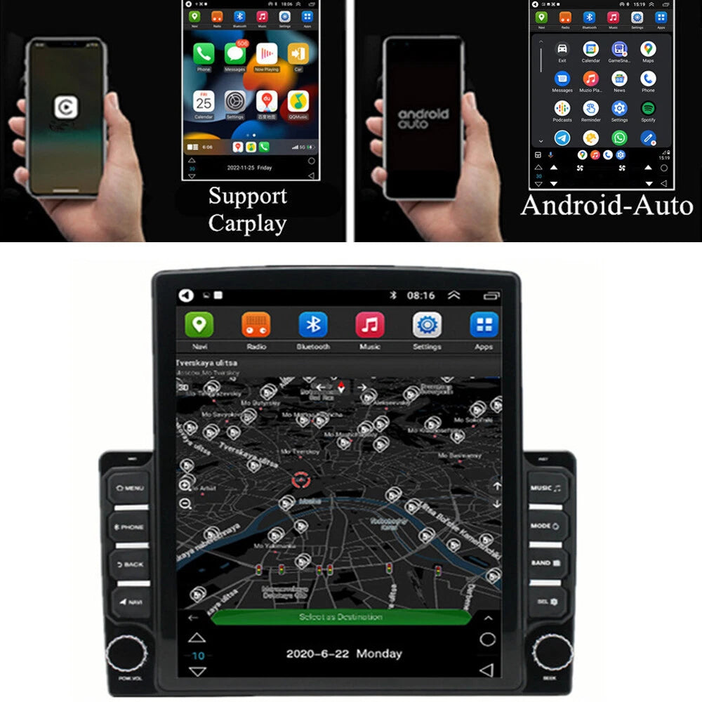 9.7'' Vertical Android Stereo Radio for Ford Ka (2008–2014)