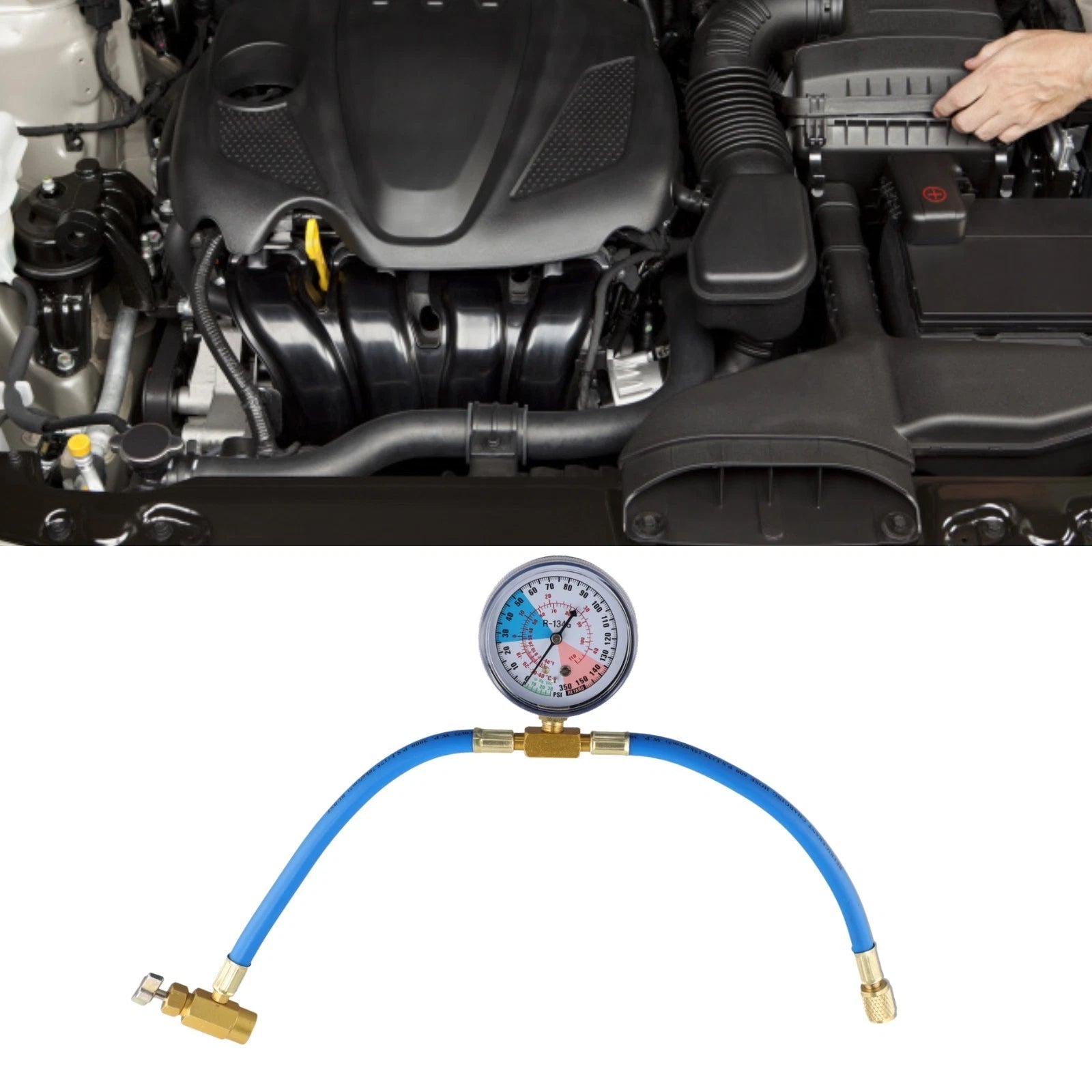 Car Air Conditioning Recharge Kit for Universal Use (2010–2023)